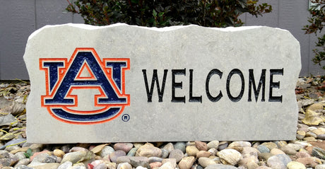 Show your love for the Auburn Tigers when you add this Engraved Limestone Decorative Stone to your collection.