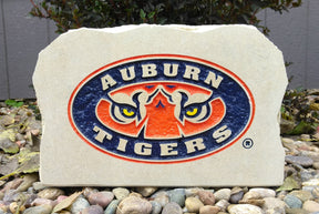 Show your love for the Auburn Tigers when you add this Engraved Limestone Decorative Stone to your collection.