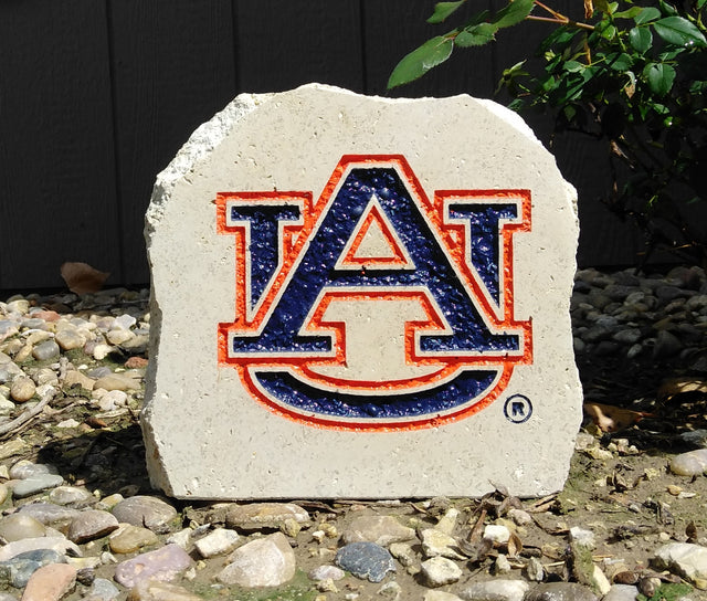 Show your love for the Auburn Tigers when you add this Engraved Limestone Decorative Stone to your collection.