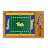 Pittsburgh Panthers Icon Glass Top Cutting Board & Knife Set