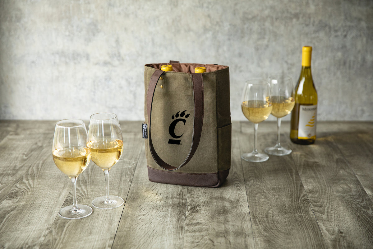 Cincinnati Bearcats 2 Bottle Insulated Wine Cooler Bag