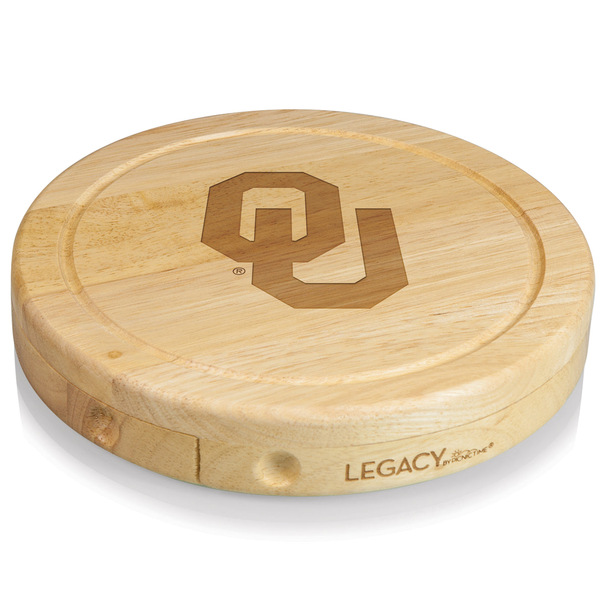 Oklahoma Sooners Brie Cheese Cutting Board & Tools Set