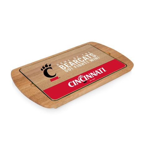 Cincinnati Bearcats Billboard Glass Top Serving Tray