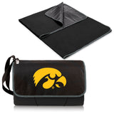 Iowa Hawkeyes Outdoor Picnic Blanket and Tote - Black