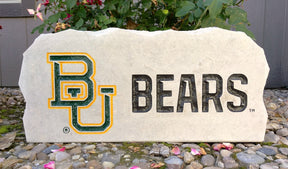 Show your love for the Baylor Bears when you add this Engraved Limestone Decorative Stone to your collection.