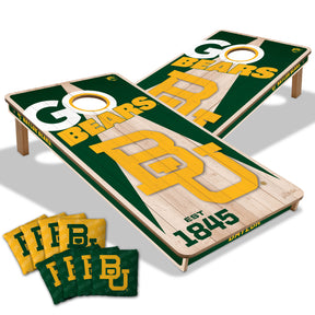 Baylor Bears 2x4 All Wood Cornhole Game Set