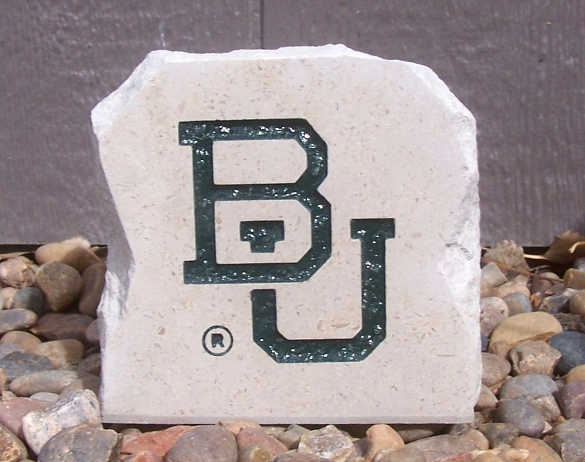 Show your love for the Baylor Bears when you add this Engraved Limestone Decorative Stone to your collection.