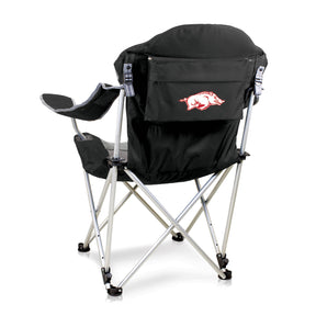 Arkansas Razorbacks Reclining Camp Chair - Black
