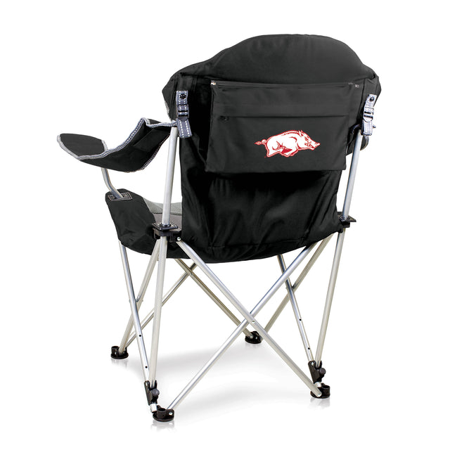Arkansas Razorbacks Reclining Camp Chair - Black