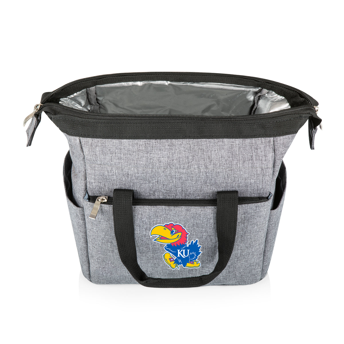 Kansas Jayhawks On The Go Lunch Bag Cooler - Gray