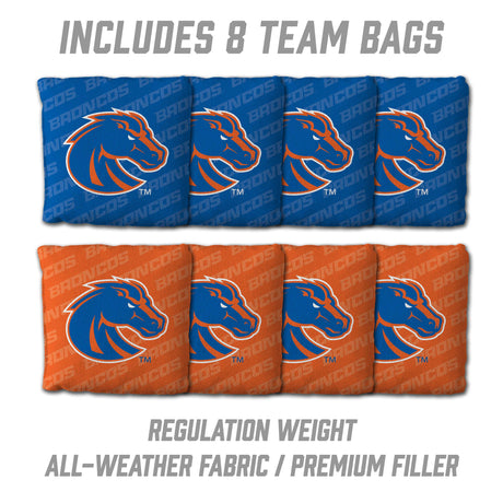 Boise State Broncos 2x4 All Wood Cornhole Game Set