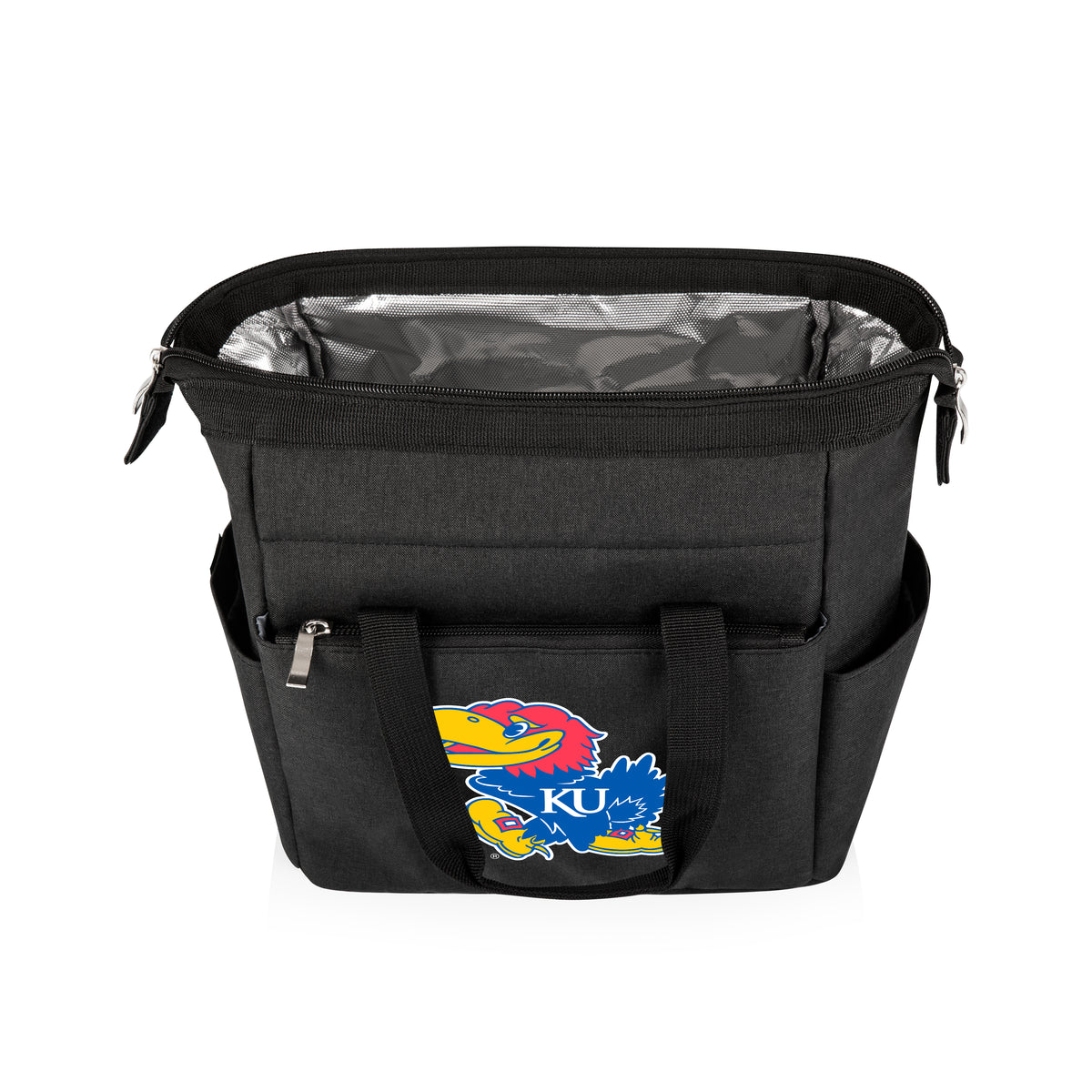 Kansas Jayhawks On The Go Lunch Bag Cooler - Black