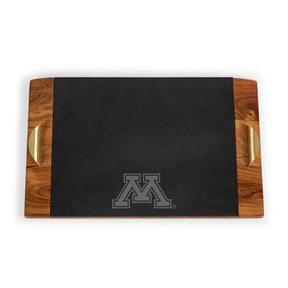 Minnesota Golden Gophers Covina Acacia and Slate Serving Tray