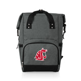 Washington State Cougars On The Go Roll-Top Backpack Cooler