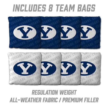 BYU Cougars 2x3 All Wood Cornhole Game Set