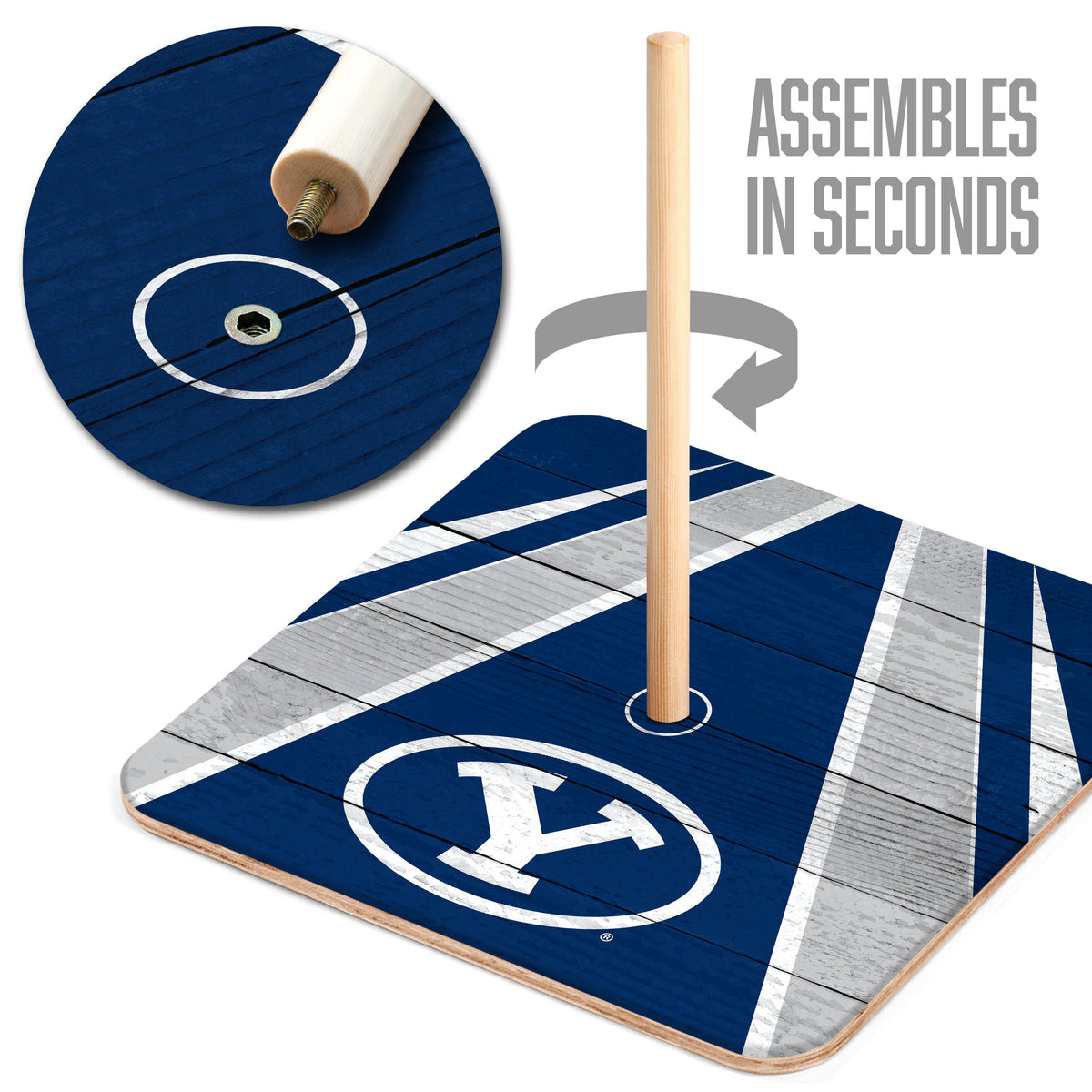 BYU Cougars Horseshoe Bag Game