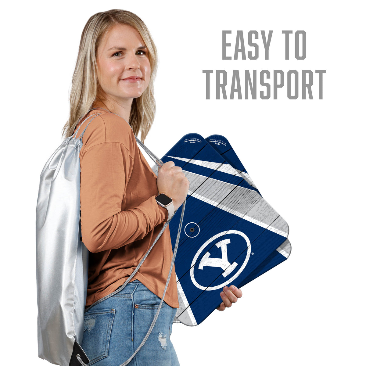 BYU Cougars Horseshoe Bag Game