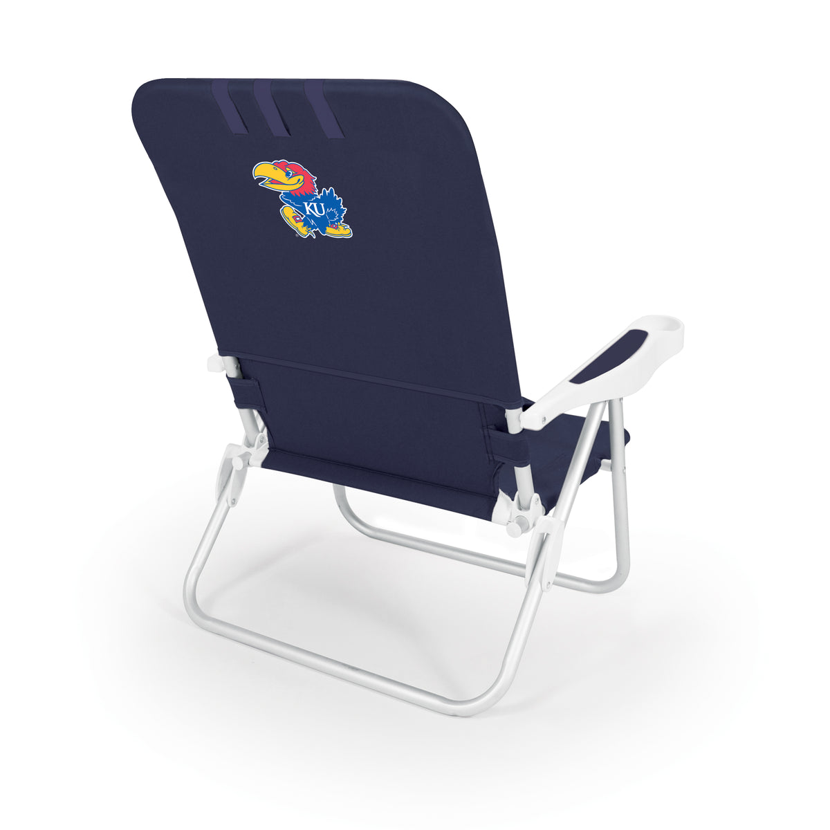 Kansas Jayhawks Monaco Reclining Beach Backpack Chair