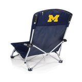 Michigan Wolverines Tranquility Beach Chair with Carry Bag