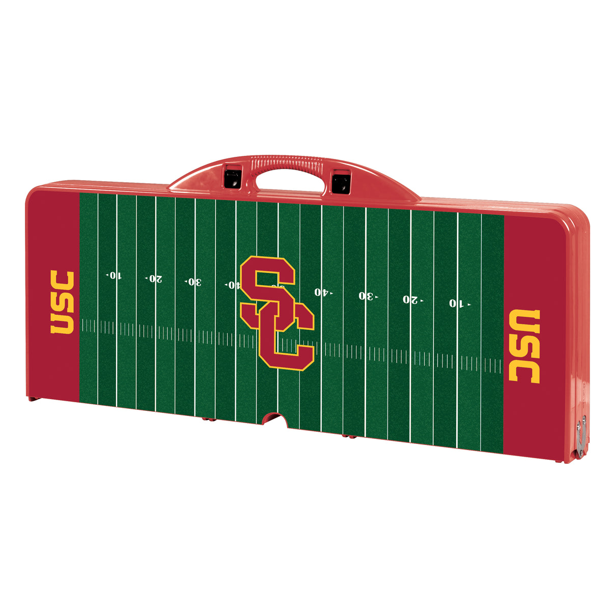 USC Trojans Portable Folding Picnic Table with Seats