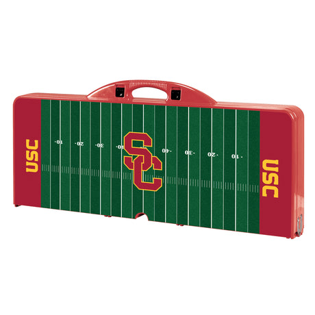 USC Trojans Portable Folding Picnic Table with Seats