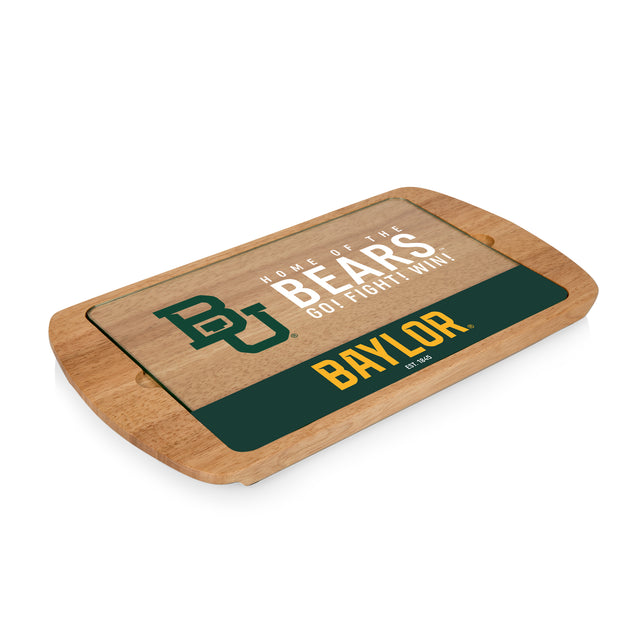 Baylor Bears Billboard Glass Top Serving Tray