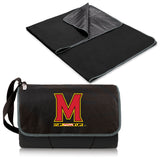 Maryland Terrapins Outdoor Picnic Blanket and Tote - Black