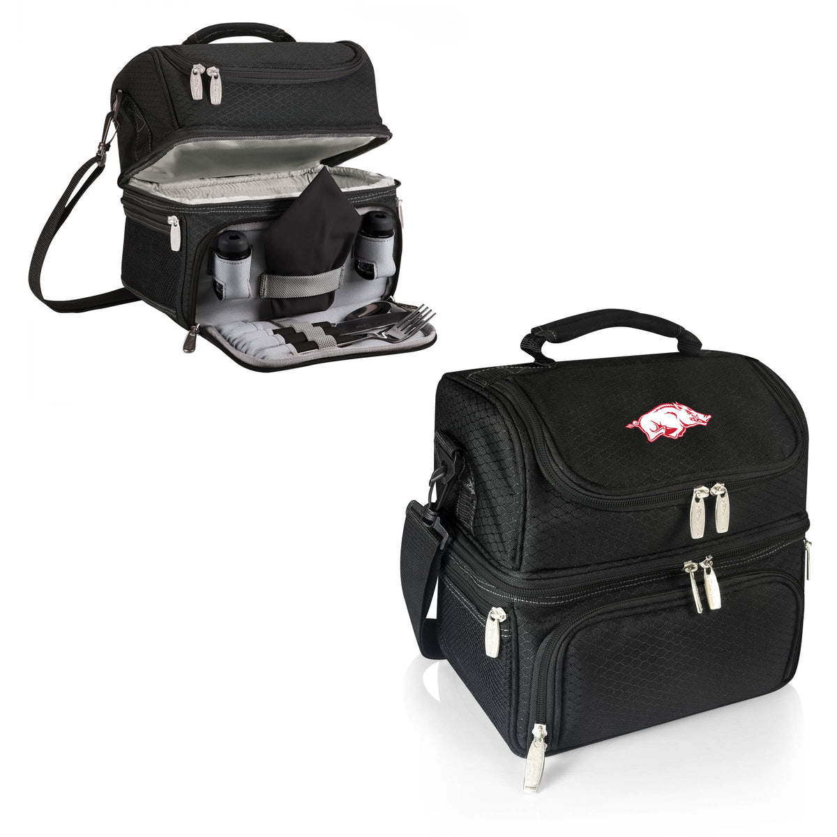 Arkansas Razorbacks Pranzo Lunch Cooler Bag - Black