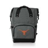 Texas Longhorns On The Go Roll-Top Backpack Cooler