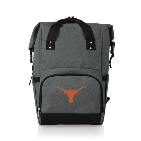 Texas Longhorns On The Go Roll-Top Backpack Cooler