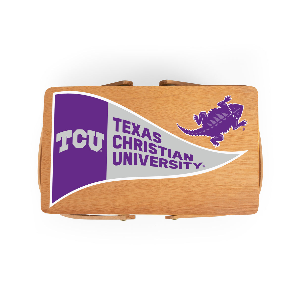 TCU Horned Frogs Poppy Personal Picnic Basket