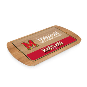 Maryland Terrapins Billboard Glass Top Serving Tray
