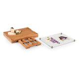 East Carolina Pirates Concerto Glass Top Cheese Cutting Board & Tools Set
