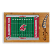 Washington State Cougars Icon Glass Top Cutting Board & Knife Set