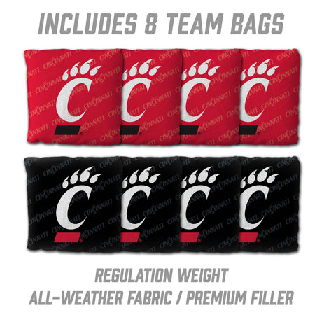 Cincinnati Bearcats 2x3 All Wood Cornhole Game Set