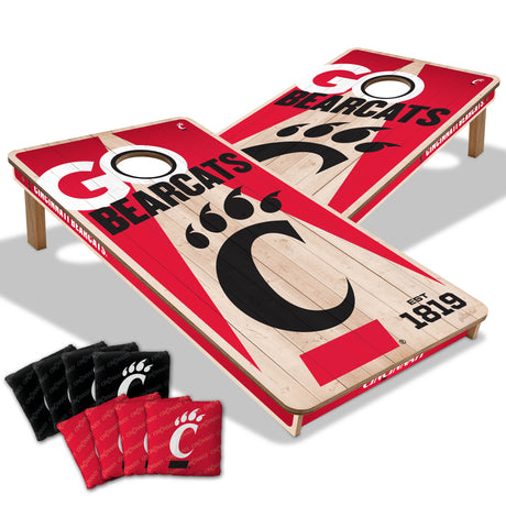 Cincinnati Bearcats 2x4 All Wood Cornhole Game Set