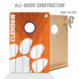 Clemson Tigers 2x3 All Wood Cornhole Game Set