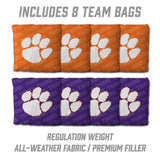 Clemson Tigers 2x4 All Wood Cornhole Game Set
