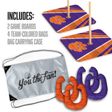 Clemson Tigers Horseshoe Bag Game