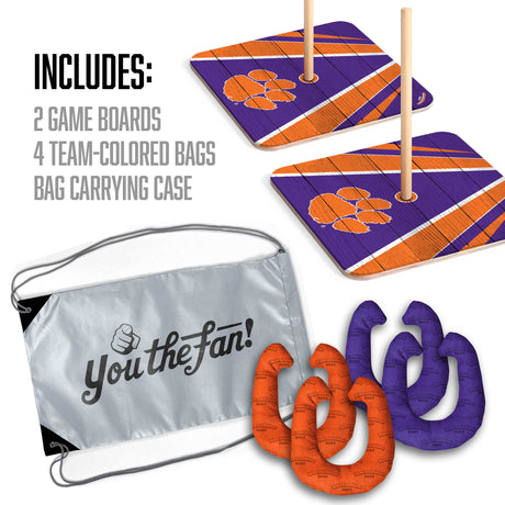 Clemson Tigers Horseshoe Bag Game