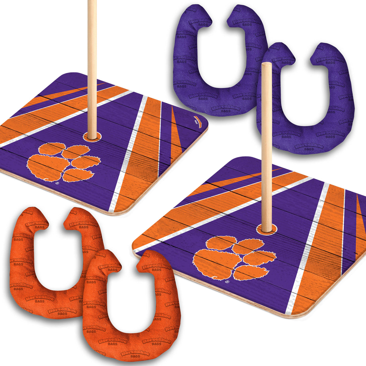 Clemson Tigers Horseshoe Bag Game