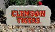 Show your love for the Clemson Tigers when you add this Engraved Limestone Decorative Stone to your collection.
