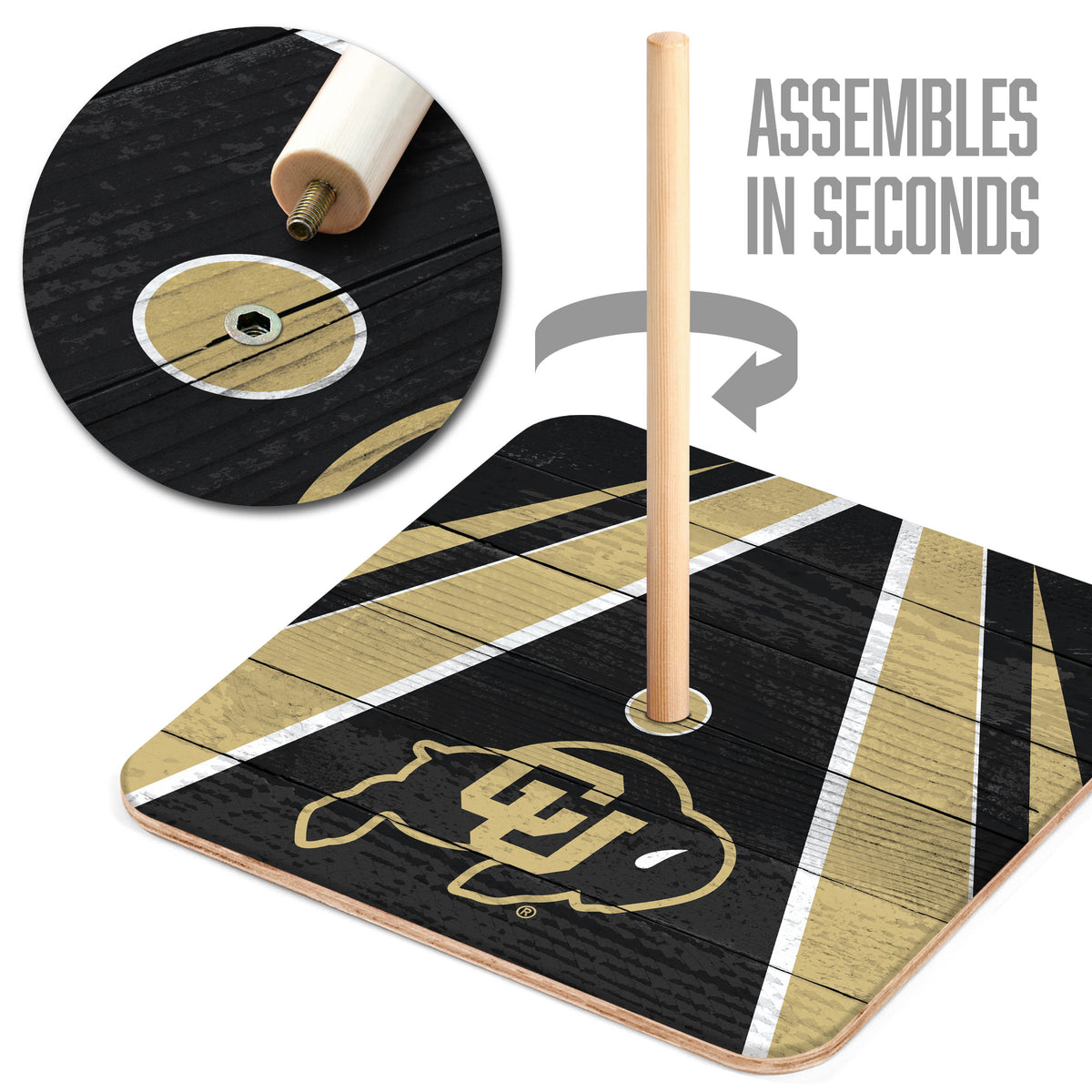 Colorado Buffaloes Horseshoe Bag Game