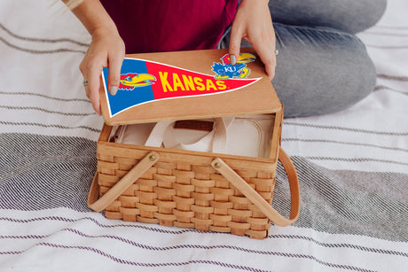 Kansas Jayhawks Poppy Personal Picnic Basket