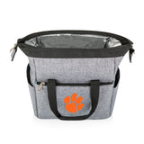 Clemson Tigers On The Go Lunch Bag Cooler - Gray