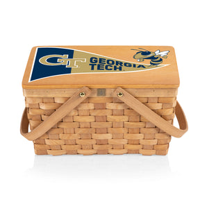 Georgia Tech Yellow Jackets Poppy Personal Picnic Basket