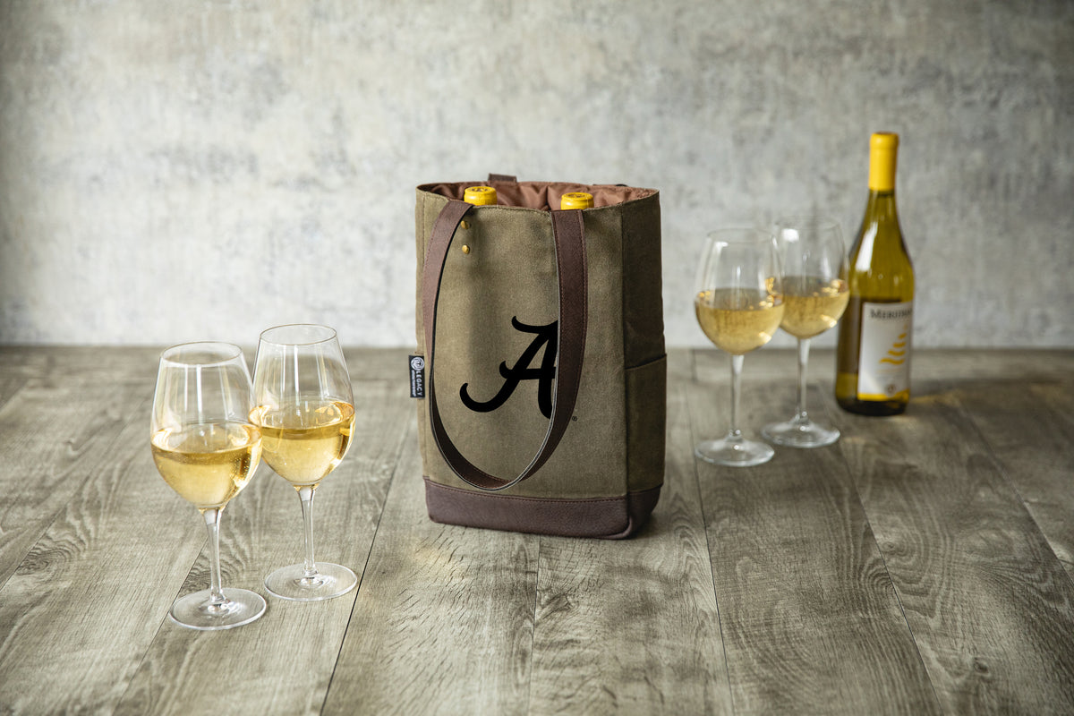 Alabama Crimson Tide 2 Bottle Insulated Wine Cooler Bag