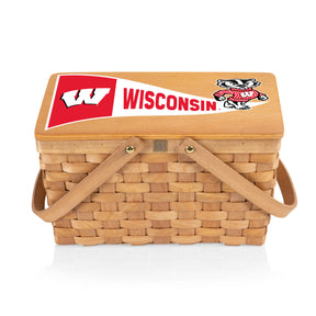 Wisconsin Badgers Poppy Personal Picnic Basket
