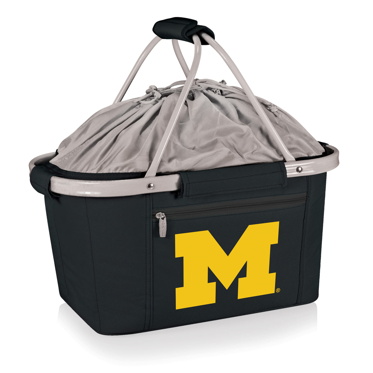 Michigan Wolverines Metro Basket Collapsible Cooler Tote - Black