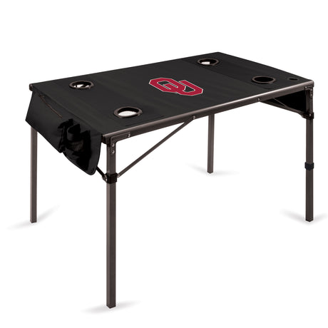 Oklahoma Sooners Portable Folding Travel Table